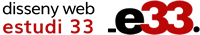 Disseny web - Estudi 33